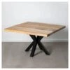 Table De Repas Carrée Bois Brut/Métal - CARALI -Deco.fr Soldes Boutique table a manger 22397245