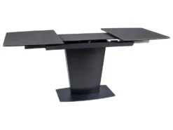 Table à Manger Extensible 120-160 X 85 X 76 Cm - Gris Foncé -Deco.fr Soldes Boutique table a manger 22731449