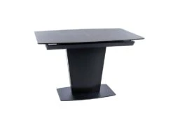 Table à Manger Extensible 120-160 X 85 X 76 Cm - Gris Foncé -Deco.fr Soldes Boutique table a manger 22731451