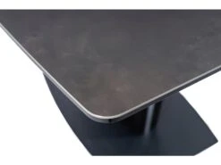 Table à Manger Extensible 120-160 X 85 X 76 Cm - Gris Foncé -Deco.fr Soldes Boutique table a manger 22731455