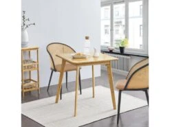 Table De Salle à Manger Carrée Närpes Pour 2 Personnes 75 X 70 X 70 Cm [en.casa] -Deco.fr Soldes Boutique table a manger 22735357