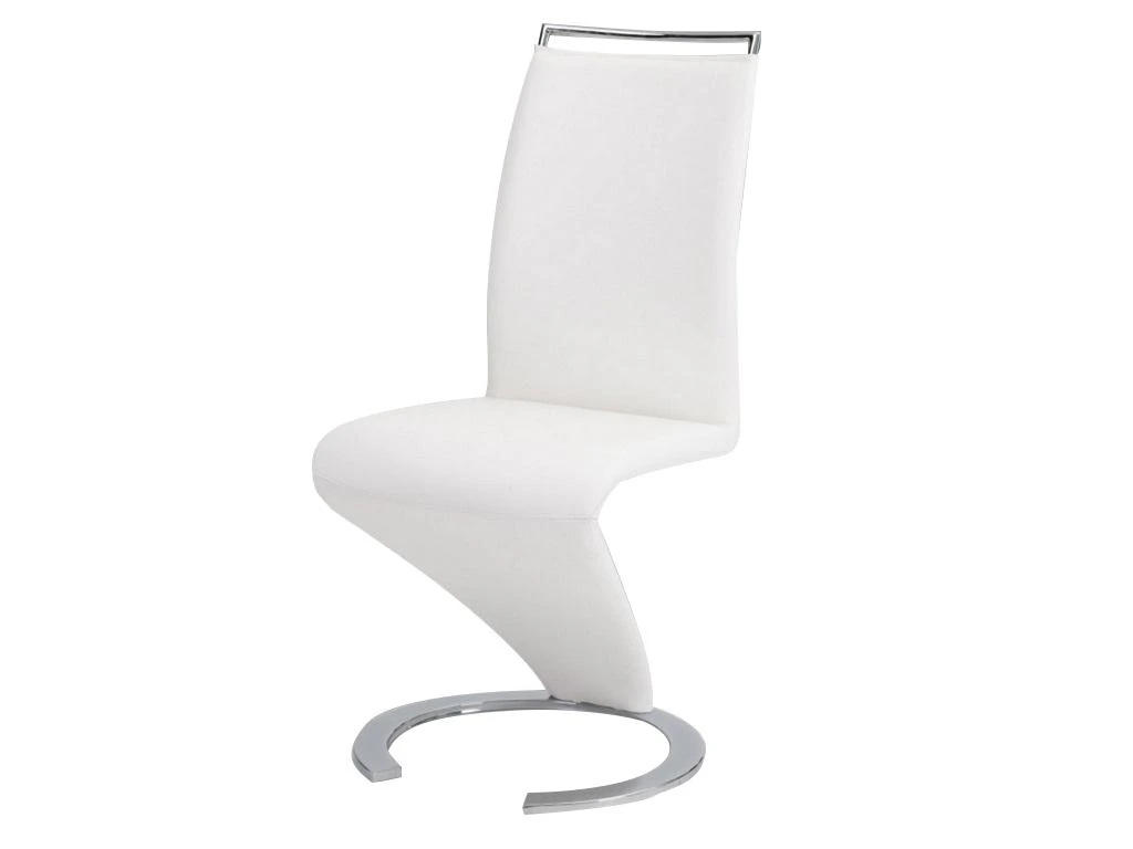 Ensemble Table NOAMI + 4 Chaises TWIZY - Blanc Et Gris 7 Ensemble Table NOAMI + 4 Chaises TWIZY - Blanc Et Gris – Image 7