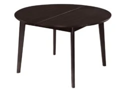 Ensemble Table + 4 Chaises TIFFANY - Hêtre Massif - Wengé -Deco.fr Soldes Boutique table a manger 305361