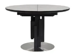 Table à Manger Extensible KALEA - 4 à 6 Couverts - MDF Et Métal - Gris -Deco.fr Soldes Boutique table a manger 356915