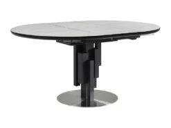 Table à Manger Extensible KALEA - 4 à 6 Couverts - MDF Et Métal - Gris -Deco.fr Soldes Boutique table a manger 356923