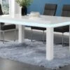 Table à Manger EMERSON - 6 Couverts - MDF Laqué Blanc - LEDs 14 Table à Manger EMERSON - 6 Couverts - MDF Laqué Blanc - LEDs -Deco.fr Soldes Boutique table a manger 385295