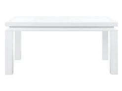 Table à Manger EMERSON - 6 Couverts - MDF Laqué Blanc - LEDs -Deco.fr Soldes Boutique table a manger 385297