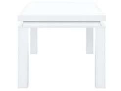 Table à Manger EMERSON - 6 Couverts - MDF Laqué Blanc - LEDs -Deco.fr Soldes Boutique table a manger 385299