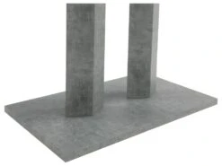 Table à Manger DENIZE - 6 Couverts - Verre Trempé Et MDF Aspect Béton 10 Table à Manger DENIZE - 6 Couverts - Verre Trempé Et MDF Aspect Béton -Deco.fr Soldes Boutique table a manger 385749