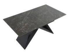 Table à Manger Extensible LIBSY - 6 à 8 Couverts - Céramique Et Métal - Noir 12 Table à Manger Extensible LIBSY - 6 à 8 Couverts - Céramique Et Métal - Noir -Deco.fr Soldes Boutique table a manger 400127