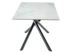 Table à Manger SORRENTE - Céramique & Verre Trempé - 6 Couverts - Effet Marbre Blanc 10 Table à Manger SORRENTE - Céramique & Verre Trempé - 6 Couverts - Effet Marbre Blanc -Deco.fr Soldes Boutique table a manger 414947