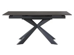 Table à Manger Extensible ALBINA - 6 à 8 Couverts - Céramique & Verre Trempé - Anthracite -Deco.fr Soldes Boutique table a manger 433663