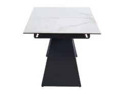 Table à Manger Extensible LIBSY - 6 à 8 Couverts - Céramique Et Métal - Blanc 12 Table à Manger Extensible LIBSY - 6 à 8 Couverts - Céramique Et Métal - Blanc -Deco.fr Soldes Boutique table a manger 443695