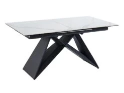 Table à Manger Extensible LIBSY - 6 à 8 Couverts - Céramique Et Métal - Blanc 14 Table à Manger Extensible LIBSY - 6 à 8 Couverts - Céramique Et Métal - Blanc -Deco.fr Soldes Boutique table a manger 443703