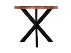 Table à Manger - 6 Couverts - Bois De Manguier Et Métal Noir - KUMAR 11 Table à Manger - 6 Couverts - Bois De Manguier Et Métal Noir - KUMAR -Deco.fr Soldes Boutique table a manger 494057