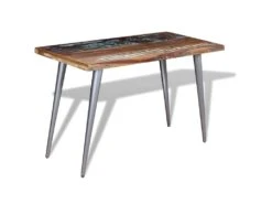 Table De Salon Salle à Manger Design Bois De Récupération 120 X 60 X 76 Cm 0902177 6 Table De Salon Salle à Manger Design Bois De Récupération 120 X 60 X 76 Cm 0902177 -Deco.fr Soldes Boutique table a manger 8939883