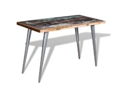 Table De Salon Salle à Manger Design Bois De Récupération 120 X 60 X 76 Cm 0902177 7 Table De Salon Salle à Manger Design Bois De Récupération 120 X 60 X 76 Cm 0902177 -Deco.fr Soldes Boutique table a manger 8939885