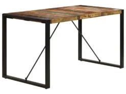 Table De Salon Salle à Manger Design 140 Cm Bois De Récupération Massif 0902148 -Deco.fr Soldes Boutique table a manger 8943487