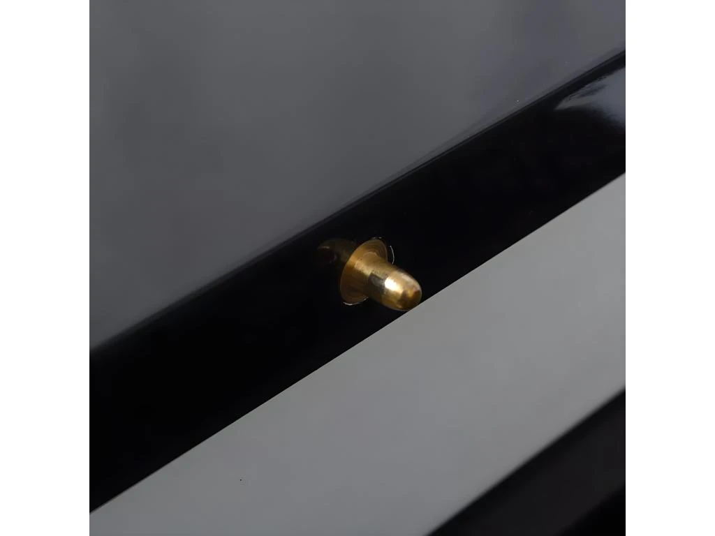 Table De Salon Salle à Manger Dîner Design Extensible De Salle à Manger Noir Brillant 0902224 2 Table De Salon Salle à Manger Dîner Design Extensible De Salle à Manger Noir Brillant 0902224 – Image 2