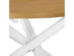 Table De Salon Salle à Manger Design Blanc 120 Cm MDF 0902299 -Deco.fr Soldes Boutique table a manger 8945299