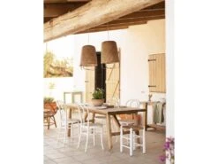 Table à Manger Siep Chêne Foncé 120cm -Deco.fr Soldes Boutique table a manger 8945631