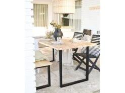 Table à Manger Zocco Naturelle Et Noir 200x80cm 10 Table à Manger Zocco Naturelle Et Noir 200x80cm -Deco.fr Soldes Boutique table a manger 8945799