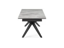 Table Extensible 160/240 Cm Céramique Gris Marbré Pied Trapèze - DAKOTA 07 -Deco.fr Soldes Boutique table a manger 9178589