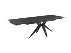 Table Extensible 160/240 Cm Céramique Noir Marbré Pied étoile - INDIANA 06 6 Table Extensible 160/240 Cm Céramique Noir Marbré Pied étoile - INDIANA 06 -Deco.fr Soldes Boutique table a manger 9178913