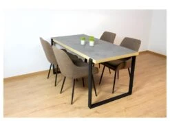 Table Rectangulaire EMILE. Magnifique Design Pour Votre Cuisine Ou Votre Salle à Manger. -Deco.fr Soldes Boutique table a manger 9536989