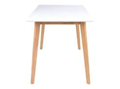 GRAM - Table Repas 120x70cm Naturelle Et Blanche -Deco.fr Soldes Boutique table a manger 9537267
