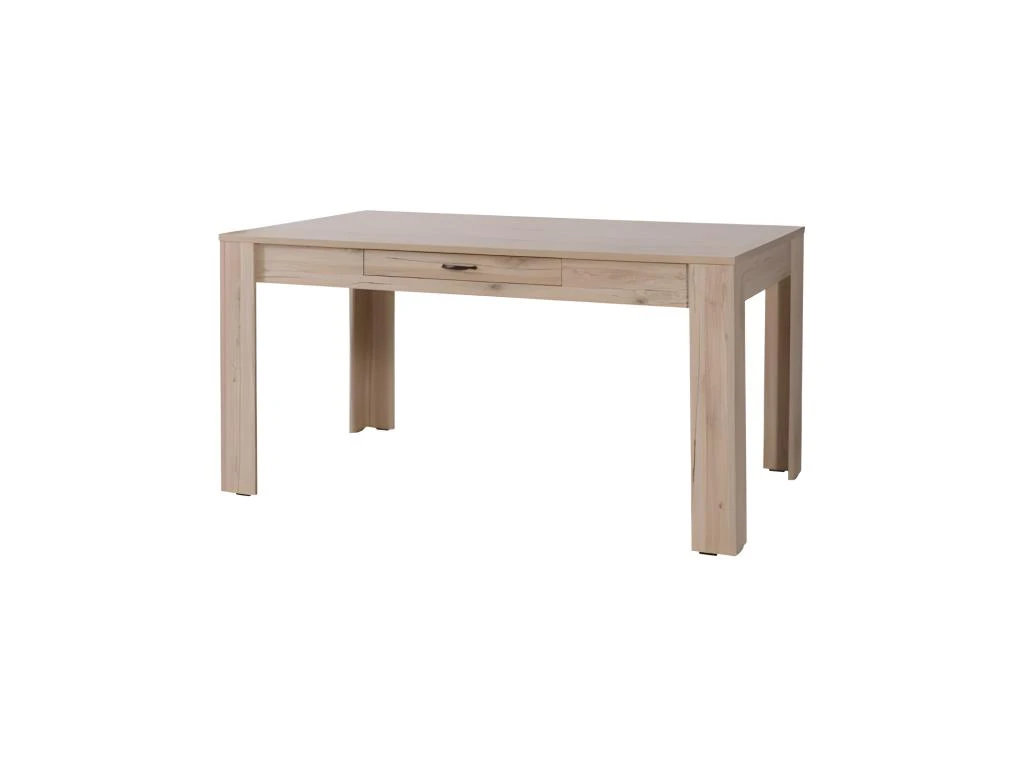 Table à Manger MASSIMO Petit Modèle 160cm Avec Tiroir Intégré - Produit élégant Et Raffiné, Idéal Pour Votre Salle à Manger. 2 Table à Manger MASSIMO Petit Modèle 160cm Avec Tiroir Intégré - Produit élégant Et Raffiné, Idéal Pour Votre Salle à Manger. – Image 2
