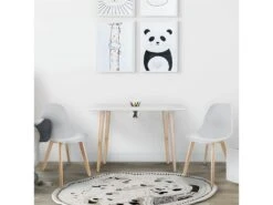 DRAWING - Table Carrée Enfant Avec Pot à Crayons -Deco.fr Soldes Boutique table a manger 9539295