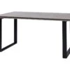 Table Pour Salle à Manger MALAGA 160 Cm - Plateau Effet Chêne Wellington Et Pieds En Métal Noir. 3 Table Pour Salle à Manger MALAGA 160 Cm - Plateau Effet Chêne Wellington Et Pieds En Métal Noir. -Deco.fr Soldes Boutique table a manger 9539657