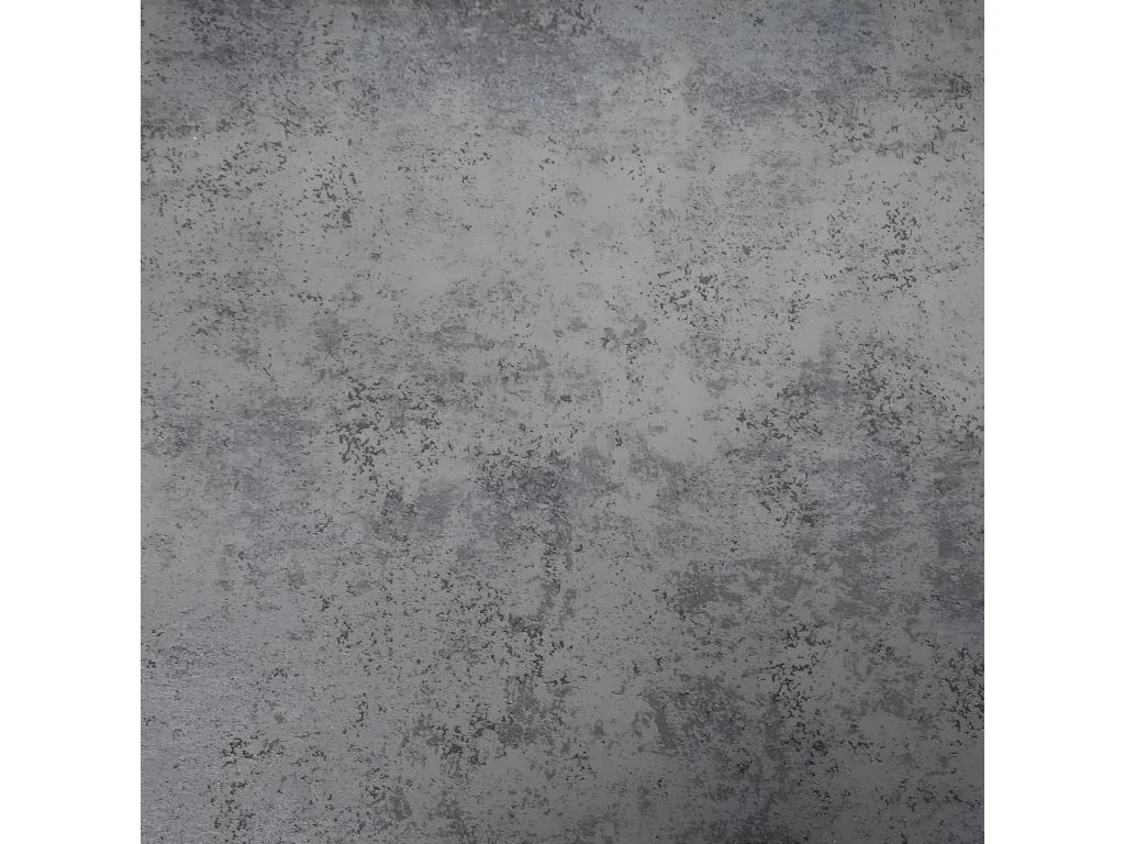 VITAK - Table Basse Ovale Plateaux Verre Et Céramique Gris 2 VITAK - Table Basse Ovale Plateaux Verre Et Céramique Gris – Image 2