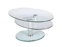 VALESKA - Table Basse Ovale -Deco.fr Soldes Boutique table basse 10018103