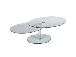 VALESKA - Table Basse Ovale -Deco.fr Soldes Boutique table basse 10018107