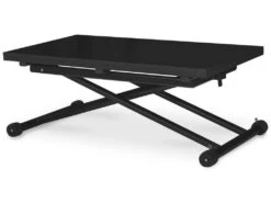 Table Basse Relevable Philadelphia Noir Carbone