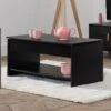 Table Basse Avec Plateau Relevable Noire HEDDA - HAPPY GARDEN -Deco.fr Soldes Boutique table basse 10779723