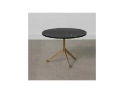 Table Basse Ronde Marbre Noir/Blanc Taille M - JAMINA -Deco.fr Soldes Boutique table basse 11130893