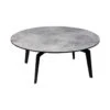 Table Basse Ronde Acier/Céramique Gris - YPPA -Deco.fr Soldes Boutique table basse 11131273