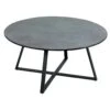 Table Basse Ronde Acier/Céramique Anthracite Mat - JANIE 10 Table Basse Ronde Acier/Céramique Anthracite Mat - JANIE -Deco.fr Soldes Boutique table basse 11131303