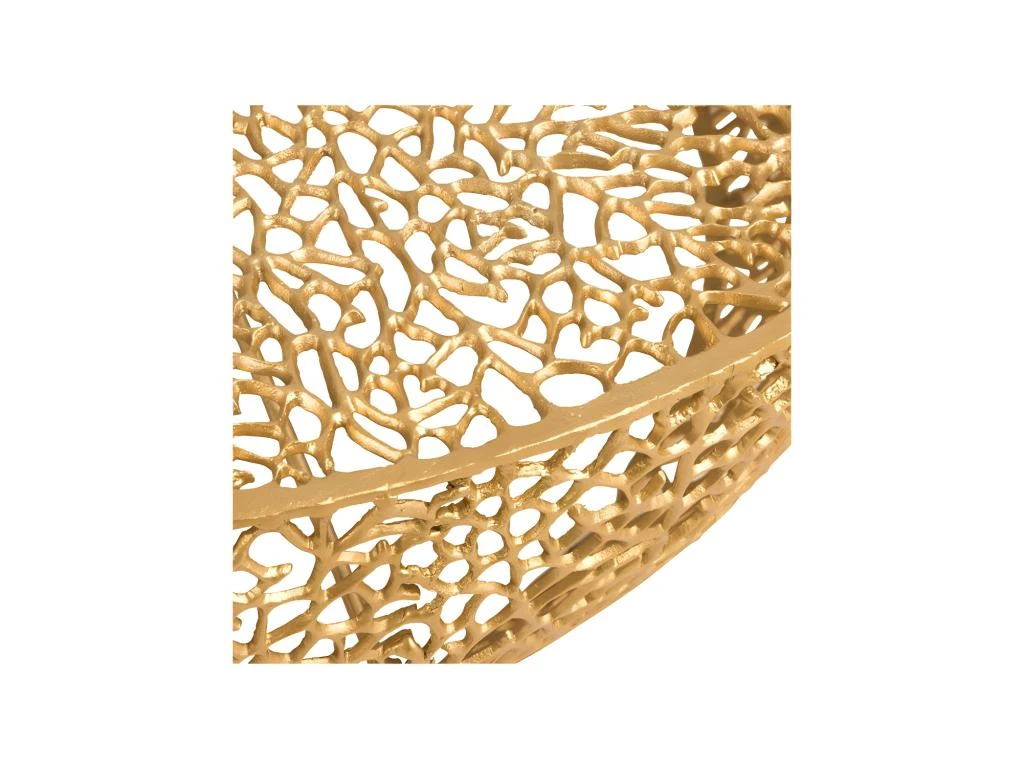 Table Basse Ronde En Aluminium Or - SCINTILL N°3 4 Table Basse Ronde En Aluminium Or - SCINTILL N°3 – Image 4