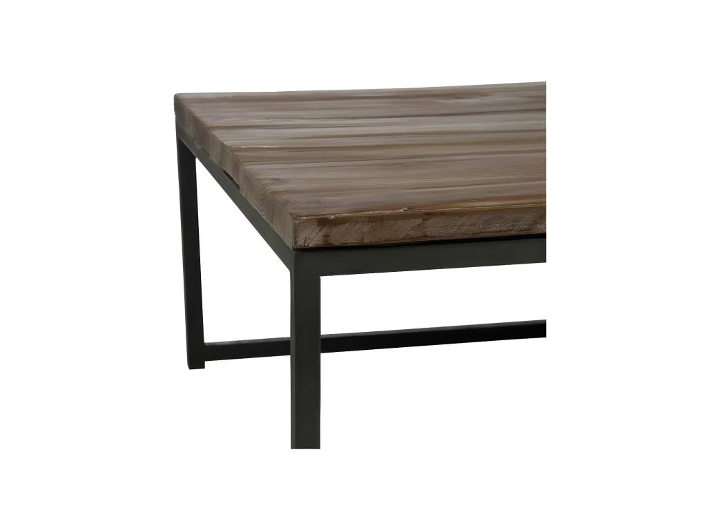 Duo De Tables Basses Gigognes Bois/Métal - PELTY 5 Duo De Tables Basses Gigognes Bois/Métal - PELTY – Image 5