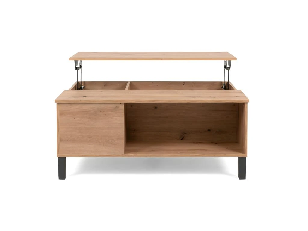 Table Basse Avec Plateau Relevable L103 Cm - Como 2 Table Basse Avec Plateau Relevable L103 Cm - Como – Image 2