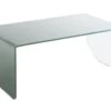 Table Basse En Verre Trempé - Transparent Et Vert - KINAMI -Deco.fr Soldes Boutique table basse 12344623