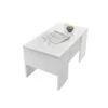 Table Basse Relevable Blanc Laqué Brillant - TINO 20 Table Basse Relevable Blanc Laqué Brillant - TINO -Deco.fr Soldes Boutique table basse 12405535