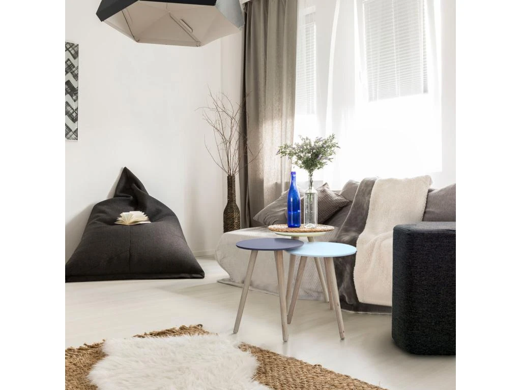 Table Basse Table De Salon Gris Bois Mdf Paulownia 39x34x34 1 Table Basse Table De Salon Gris Bois Mdf Paulownia 39x34x34