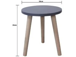Table Basse Table De Salon Gris Bois Mdf Paulownia 39x34x34 8 Table Basse Table De Salon Gris Bois Mdf Paulownia 39x34x34 -Deco.fr Soldes Boutique table basse 12611211