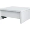 Table Basse Relevable - Blanc Laque - L 75 X P 75 X H 35 - KARL -Deco.fr Soldes Boutique table basse 12807613