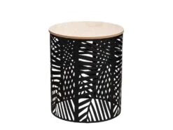 Lot De 2 Tables Basses Noires D'appoint Dimensions : 35x35x40 Cm -Deco.fr Soldes Boutique table basse 12988607